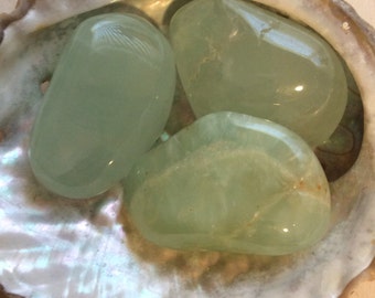 Prehnite Large Healing Stone, Spiritual Stone, Healing Stone, Healing Crystal, Chakra
