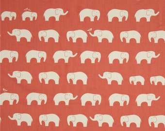 Birch 100% Organic Knit Fabric - Mod Basics - Ellie Fam - Coral
