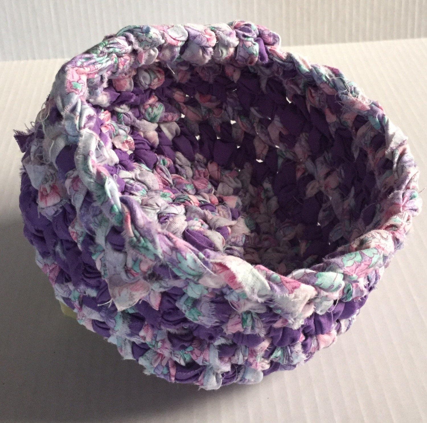 Handmade Fabric Basket by SimplyLeannes on Etsy