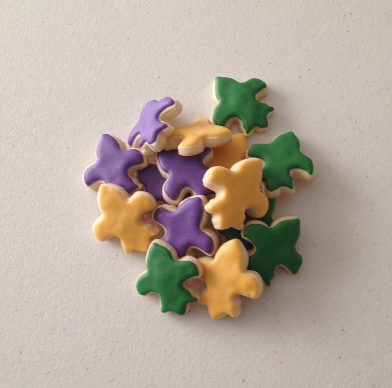 2 dozen Mini Fleur de Lis Sugar Cookies