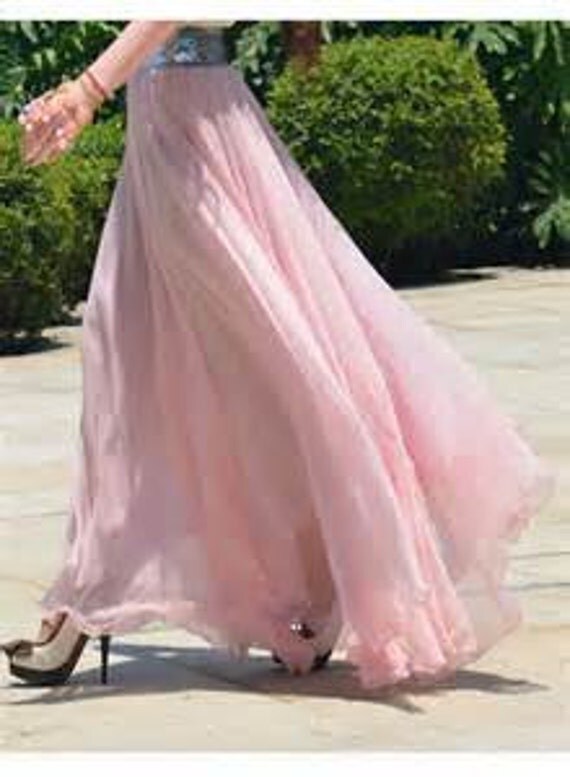 flowy wedding skirt