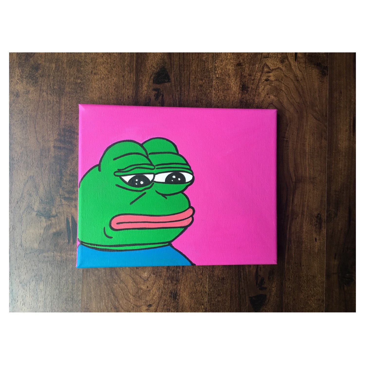 Pepe the Frog MEME Hand Painted Painting