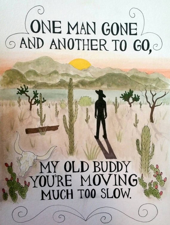 Items similar to Grateful Dead Jack Straw Song Lyric Art Print on Etsy