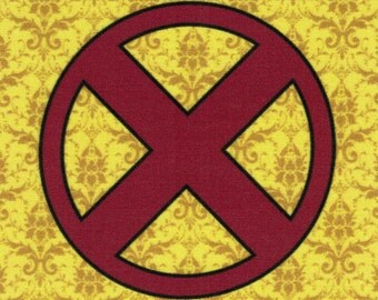 X-Men Logo: Marvel Comics fabric print