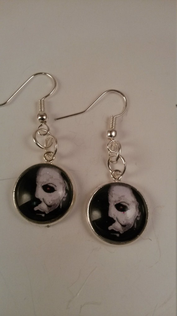 Michael Myers Horror Handmade earrings 14mm