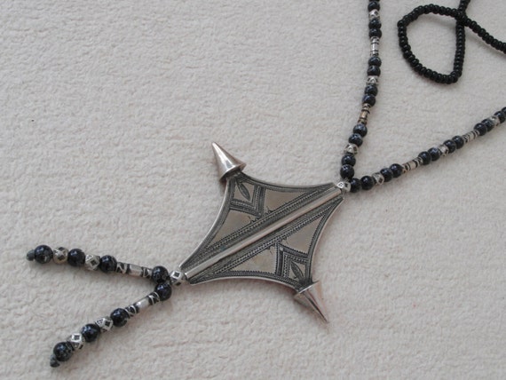 Silver necklace bridal gift Sahara Nomads Egourou tribal jewelry ...
