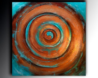 Art Painting Abstract Painting Acrylic Painting Modern Contemporary Wall Art Painting on canvas textured painting large square by Anna Bulka