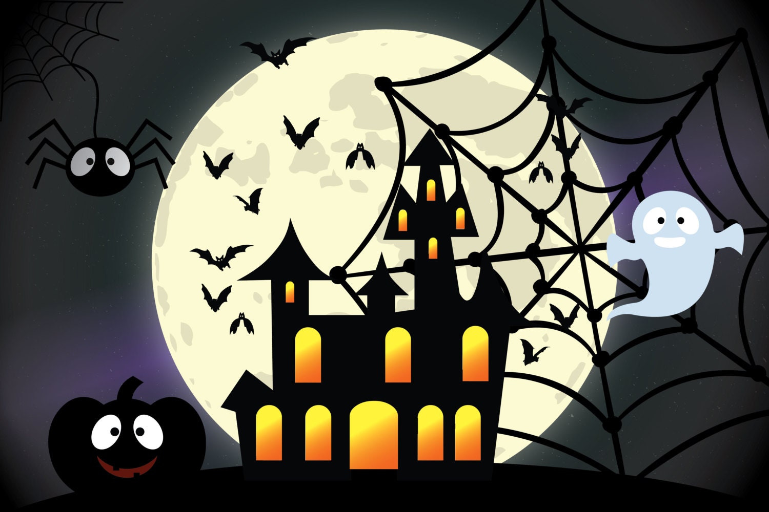 Halloween PhotoBooth Halloween Backdrop Halloween Party