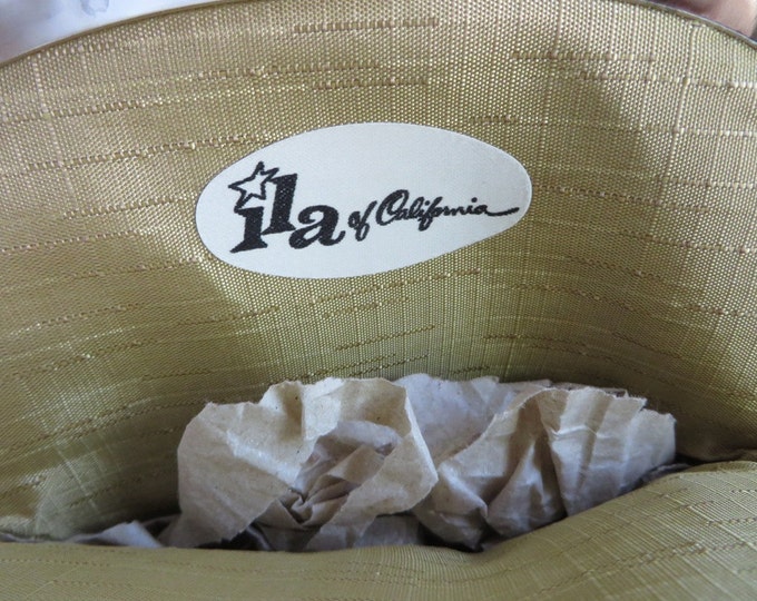 Vintage ILA of California Ivory Handbag, Change Purse