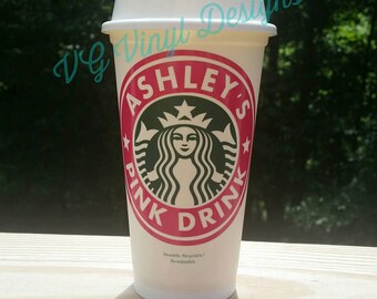 Personalized Plexus Pink Drink Starbucks Cup - Custom Starbucks Cup Gift - 16oz Starbucks Cup - Personalized Starbucks Tumbler - Plexus Slim