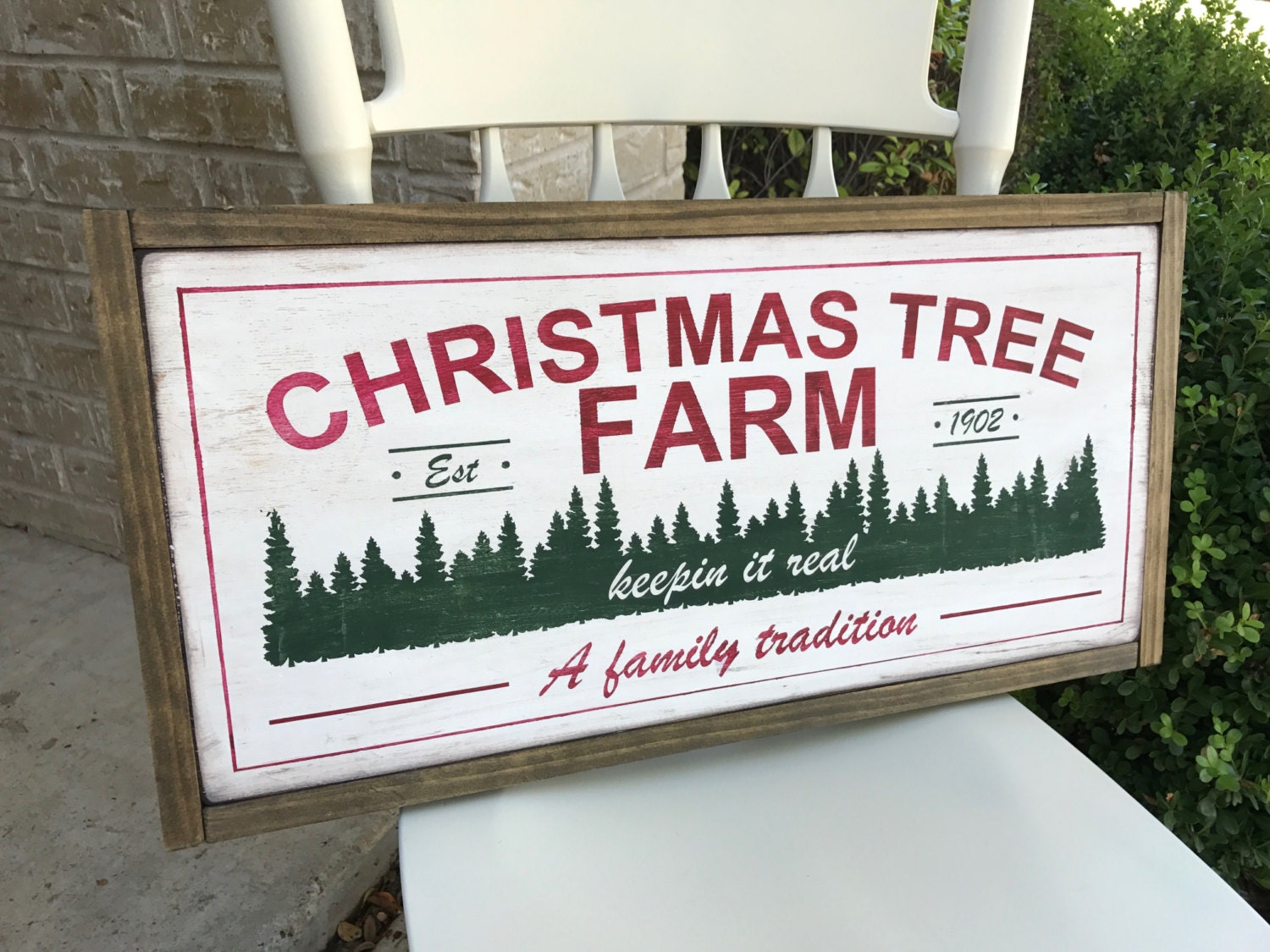 Christmas Tree Farm STENCIL ONLY