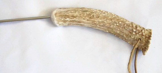 Barbecue Pig Tail Flipper Antler Pig Tail Flipper by DJwoodcrafts