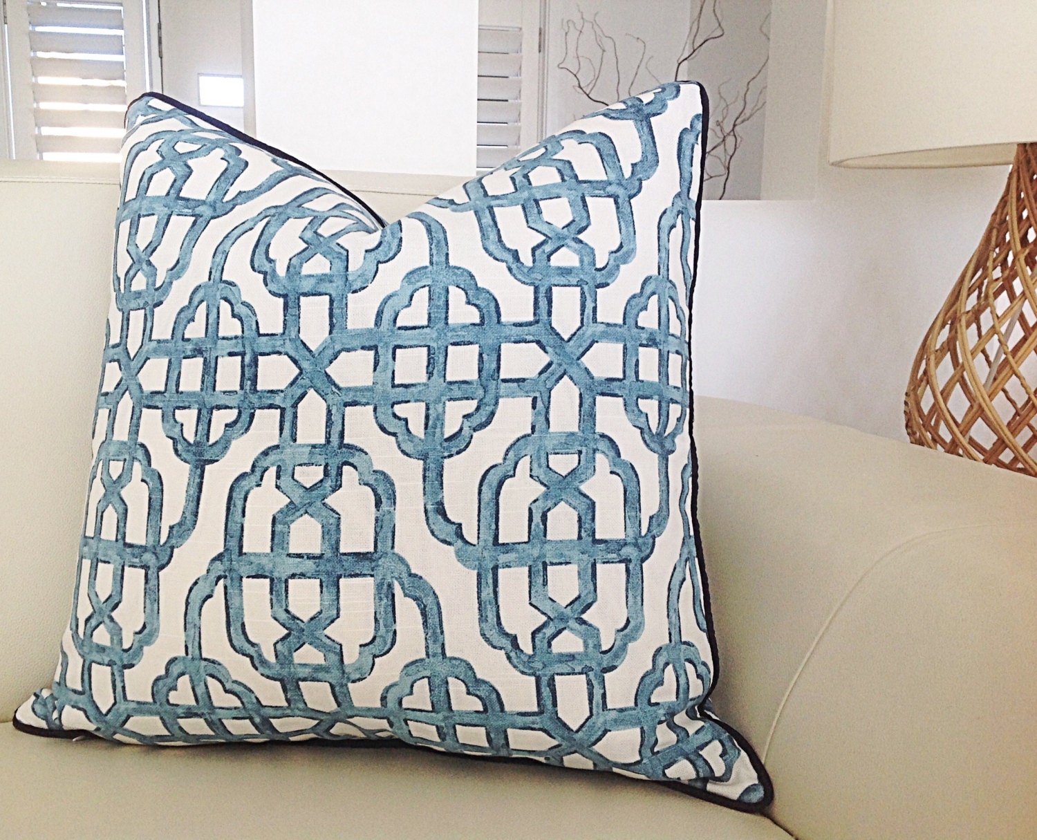 Hamptons Style Cushions Hampton's Pillows Blue & White