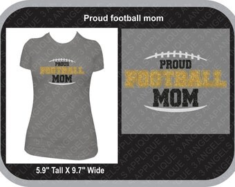 Proud Football Mom SVG Cutter Design INSTANT DOWNLOAD