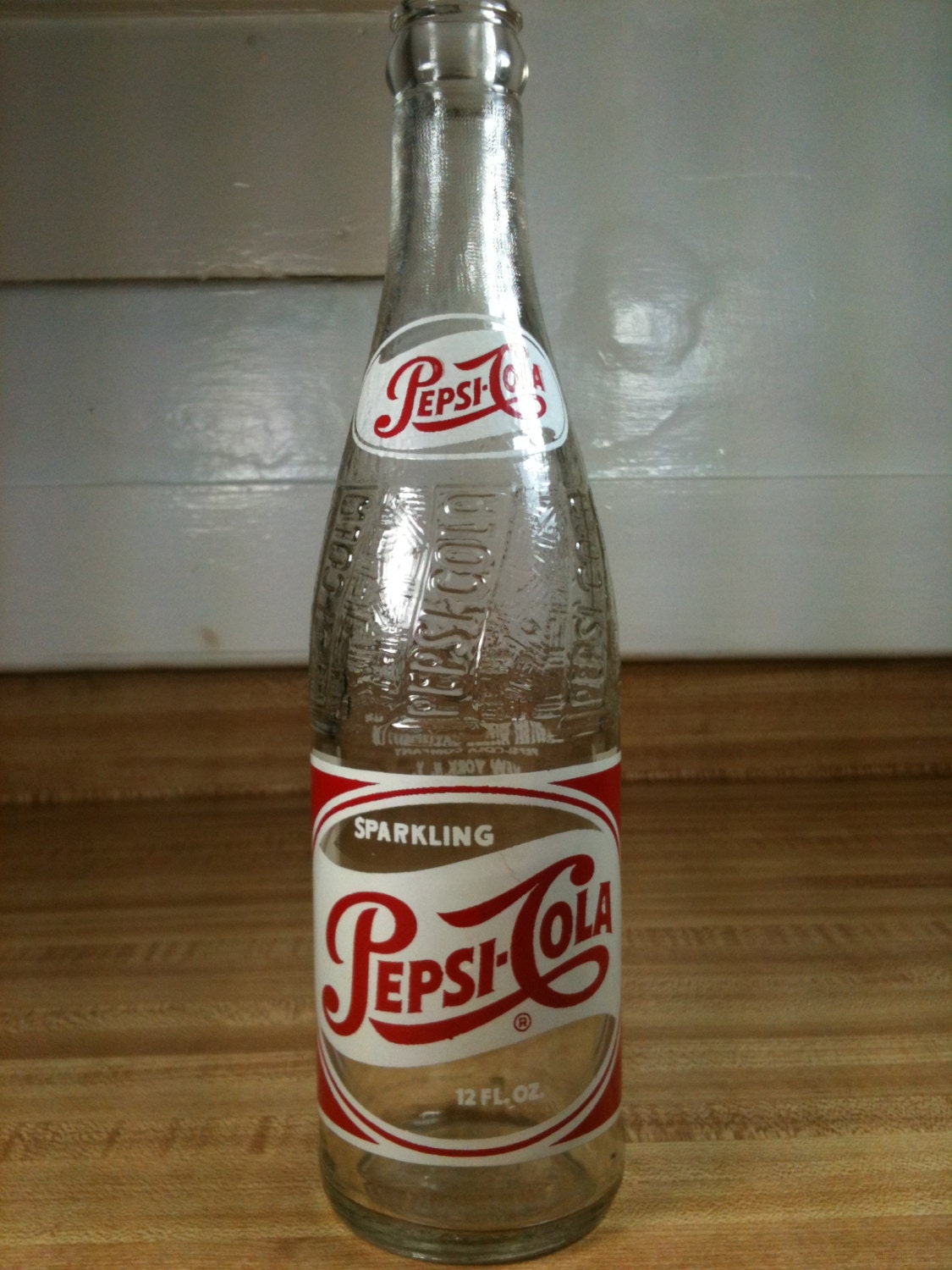 Vintage 1951 Pepsi-Cola Bottle 12 oz New York NY Duraglas