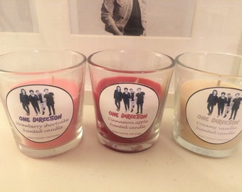 One Direction Scented Candles