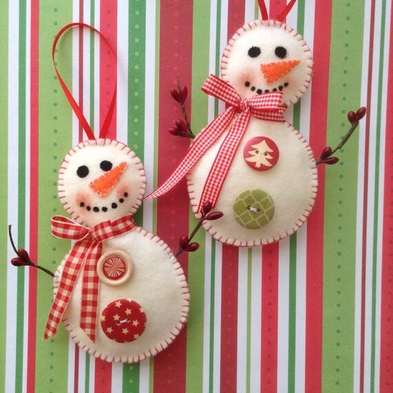 christmas snowman ornaments handmade felt christmas christmas snowman ornaments handmade felt christmas