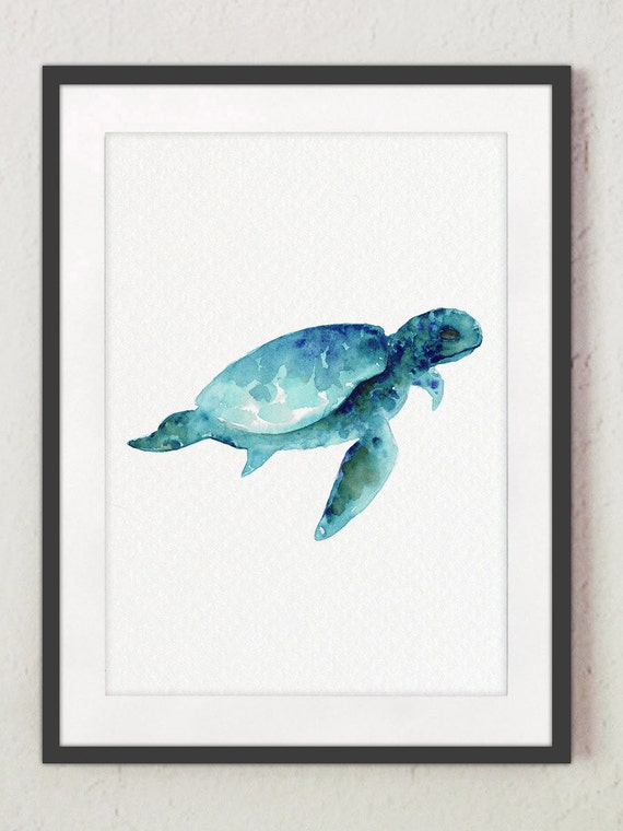 Sea Turtle Wall Art sea turtle wall art print giclee watercolour painting Sea Turtle Wall Art sea turtle wall art print giclee watercolour painting