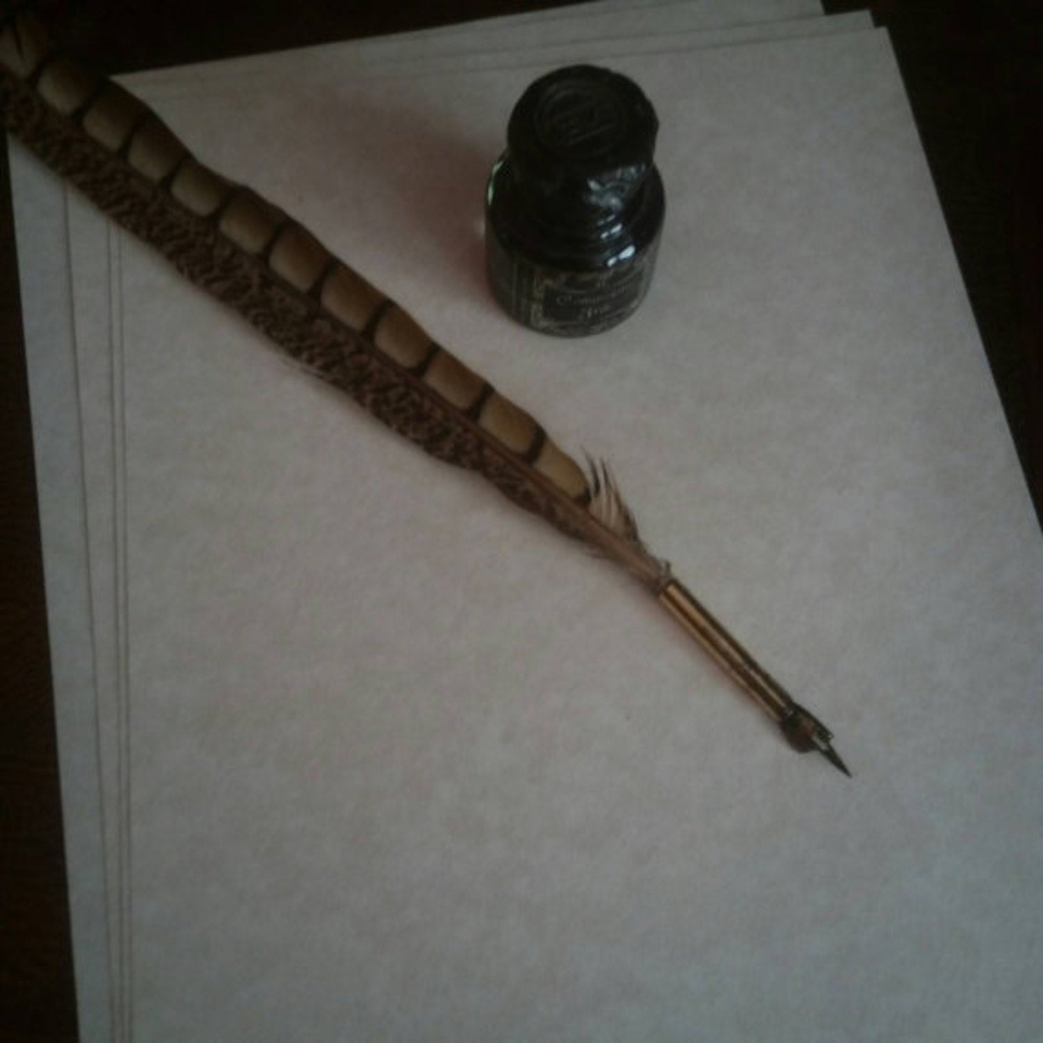 Parchment paper writing