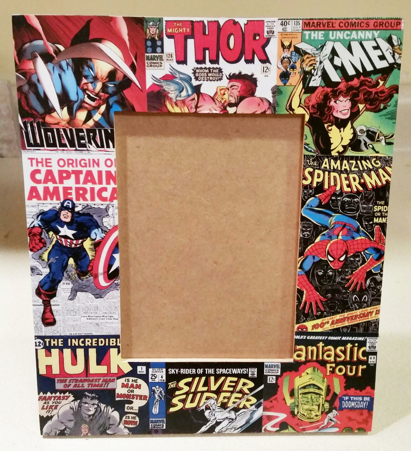 Marvel Comics Wood Picture Frame Captain America 109 Thor