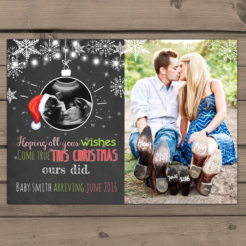 Christmas Cards Pregnancy Announcements 