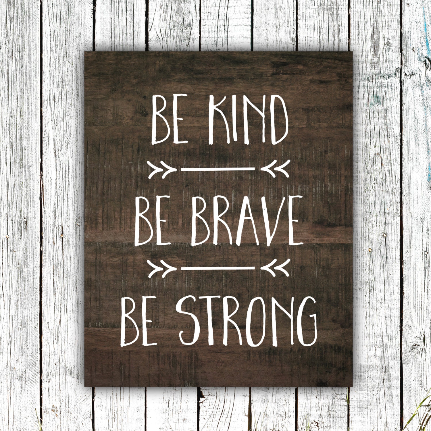 Nursery/Children's Art Printable Be Brave Be Kind Be
