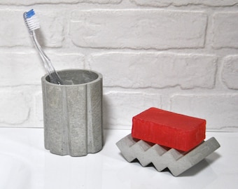 SOAP dish of concrete - cement | industrial decoration | Industrial bathroom | Accessory bathroom | Modern bathroom | industrial loft | Industrial chic