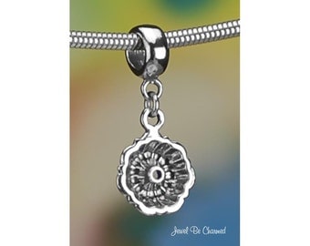 Sterling Silver Bundt Cake Pan Charm or European Style Charm Bracelet
