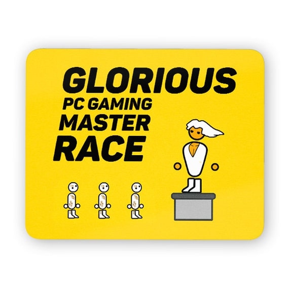 PC master race funny desk mouse pad meme mouse pad