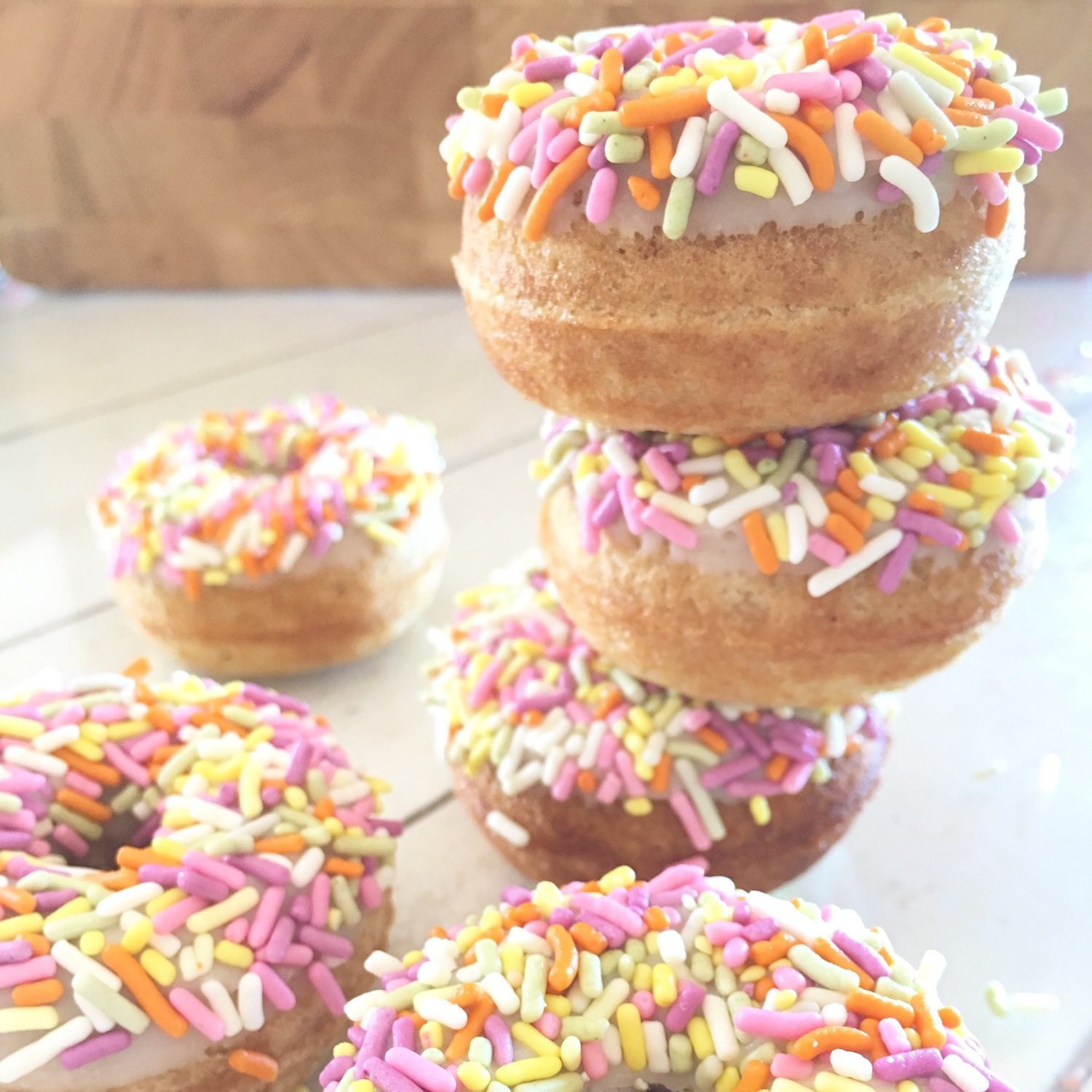 Vegan Cake Donut SampleCHOOSE ONE FLAVORSix6Donuts/Gluten