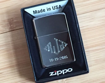 Unique engraved zippo related items | Etsy