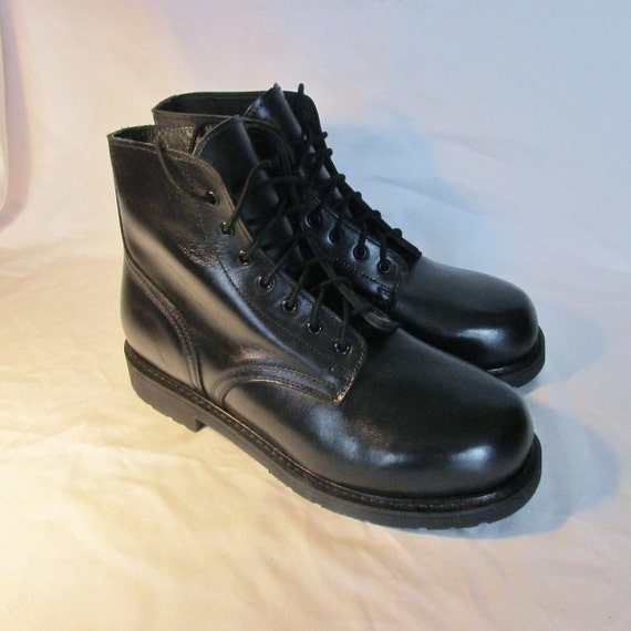 Combat Boots 275/112 Mens Size 11 Black Leather Combat Boots