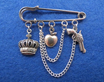 Sherlock Moriarty kilt pin brooch (50mm).