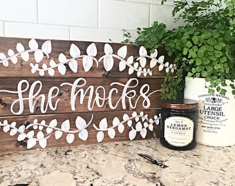 Rustic Home Decor | Last Name Sign | Custom Order