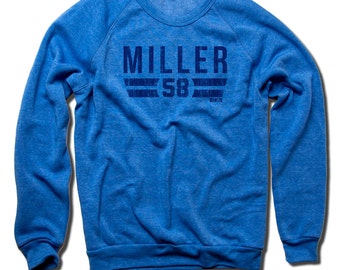 Von Miller NFLPA Officially Licensed Denver Crew Sweatshirt S-2XL Von Miller Font B