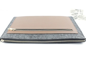 Zipper felt Macbook Air 13 sleeve, Macbook sleeve 13, Macbook case 13, Macbook Air case, Macbook Air sleeve, Laptop sleeve, laptop case 003