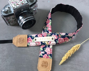 Purple camera strap | Etsy