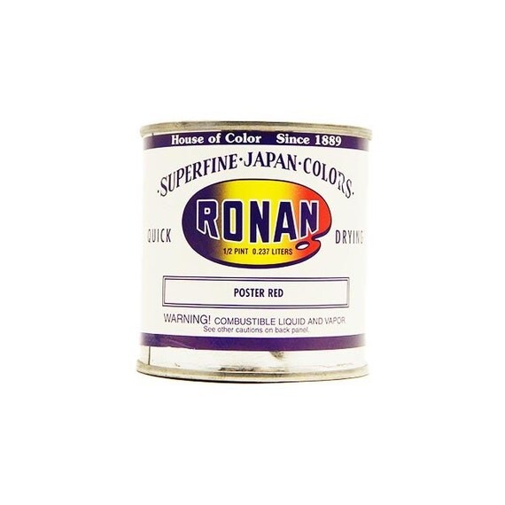 Ronan Japan Colors Fast Dry Oil Paint Poster Red 8Ounce