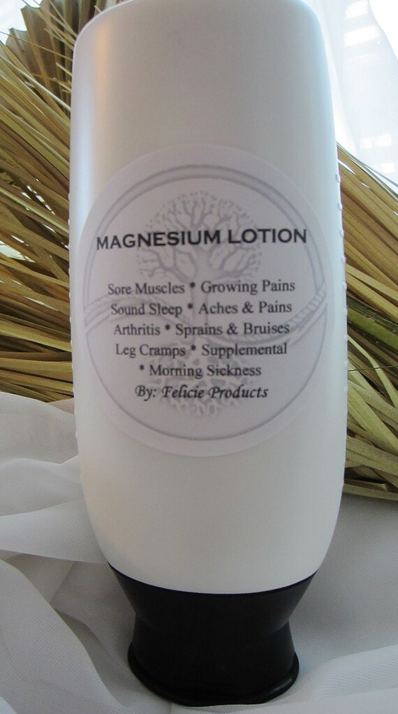 Magnesium Lotion 6oz. Magnesium Lotion RLS Muscles Sleep