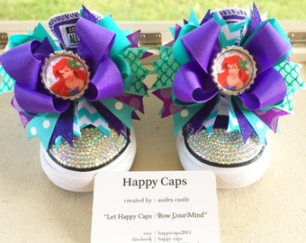 Little Mermaid Ariel Shoe Toppers