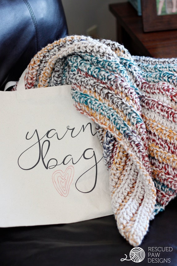 PDF Crochet Pattern Crochet Chunky Afghan by YarnMamasbyRPD