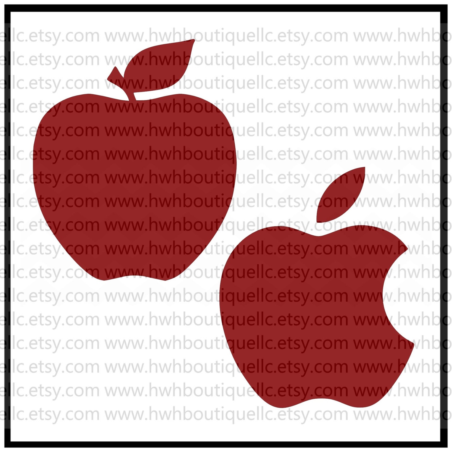 Apple SVG /DFX Cut Files Cutting Machine Files svg