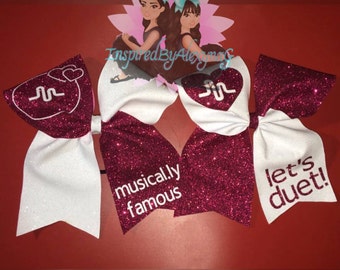 Musical.ly Inspired cheer bows