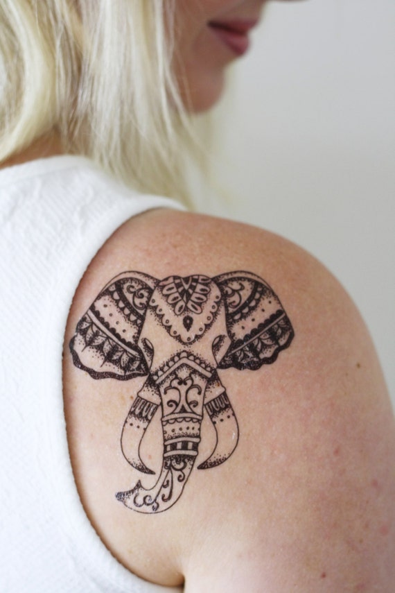 Top14 Elephant Tatouage Fond Décran Bande2kings 4882