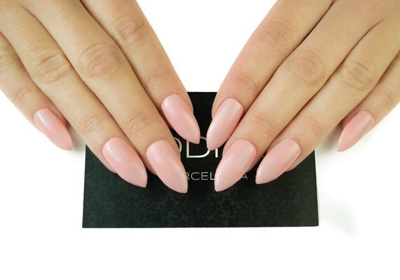 Ongles en Gel mat rose pastel, faux ongles, ongles ON presse, faux ongles