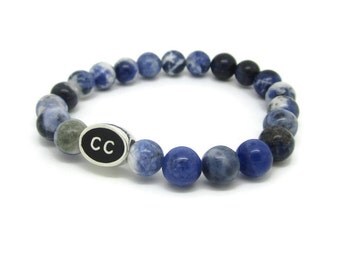 Cape Cod Bracelet, CC, Cape Cod Jewelry, Cape Cod Gifts, Cape Cod Style, Blue Sodalite