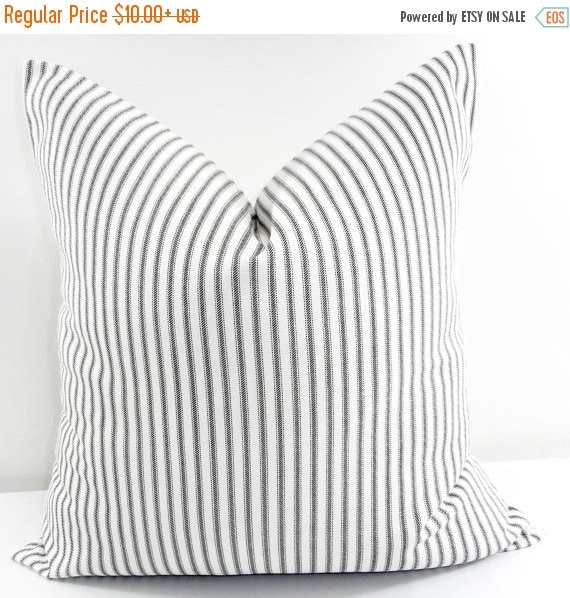 On Sale Black Pillow cover. Black Classic by TwistedBobbinDesigns