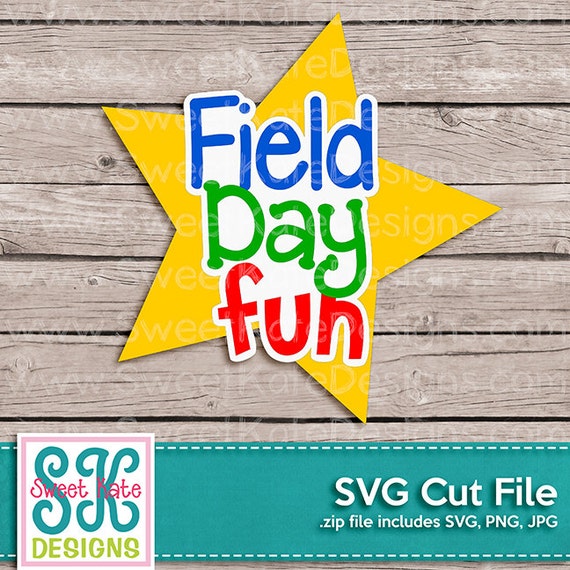 Download Field Day Fun SVG JPG PNG Can be a Scrapbook Die Cut Title