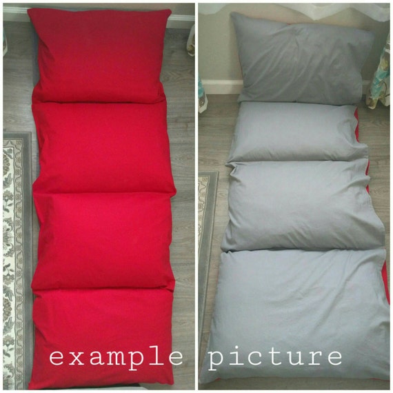Pillowcase Bed mat lounge nap floor cushion solid cotton