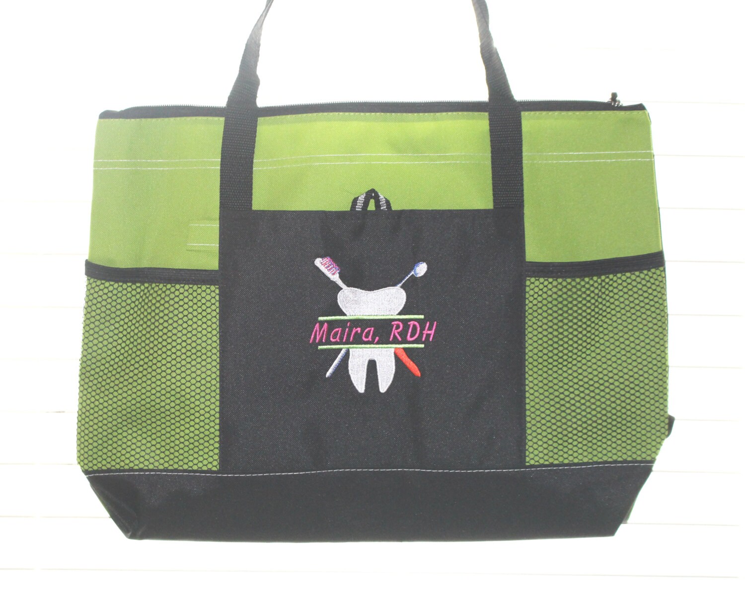 Dental Hygienist Tote Bag Personalized Dentist Gift